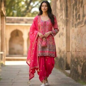 Rani Pink 4 Piece Suit